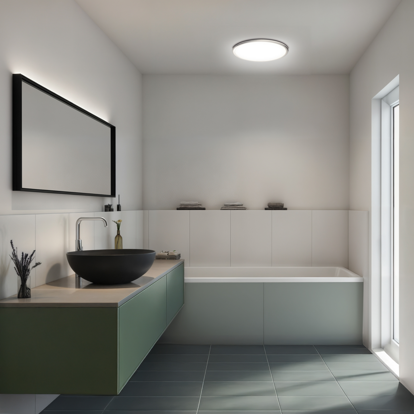 Kattovalaisin Philips Spray 12W 27K IP44 hopea