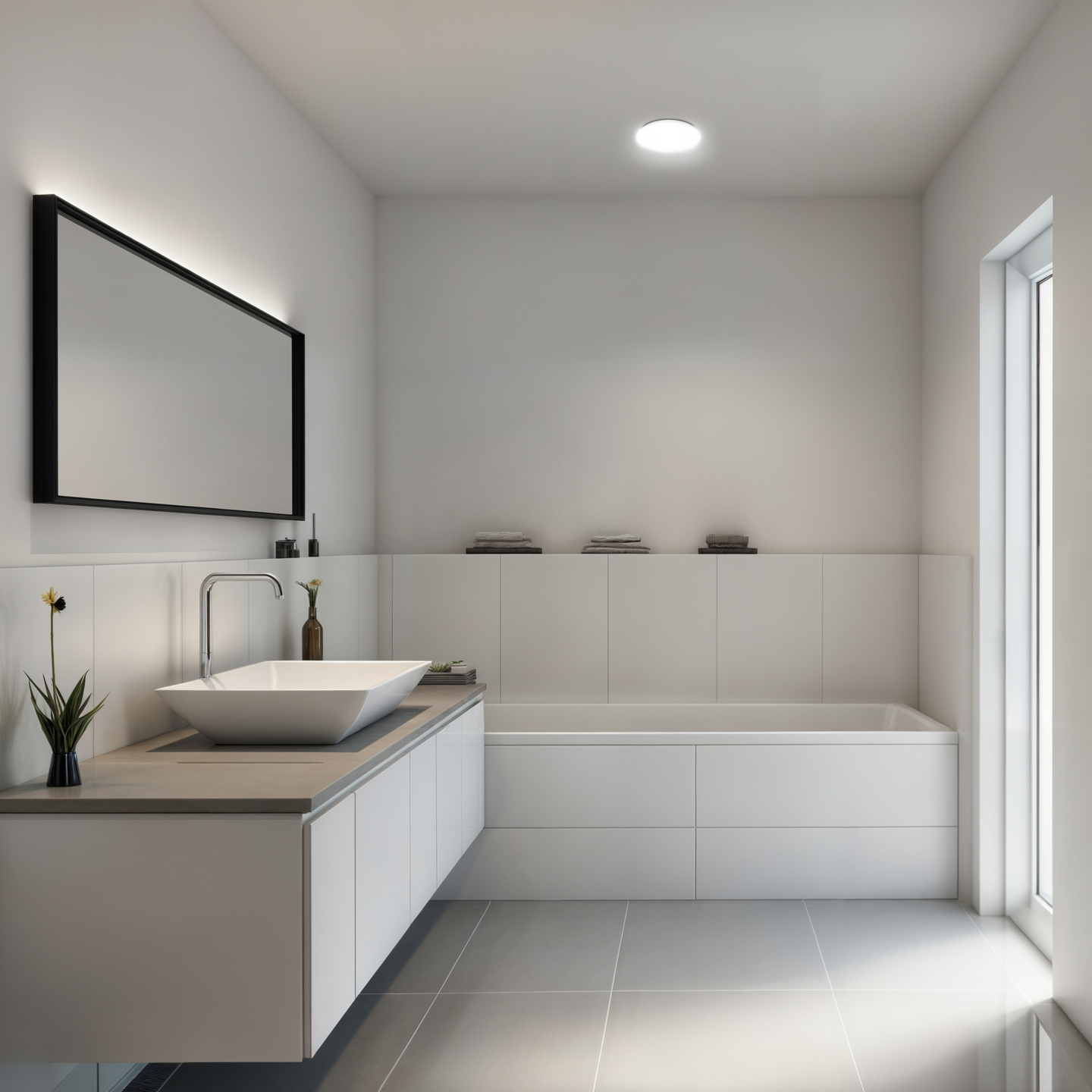 Kattovalaisin Philips Canopus 17W 27K IP44 valkoinen