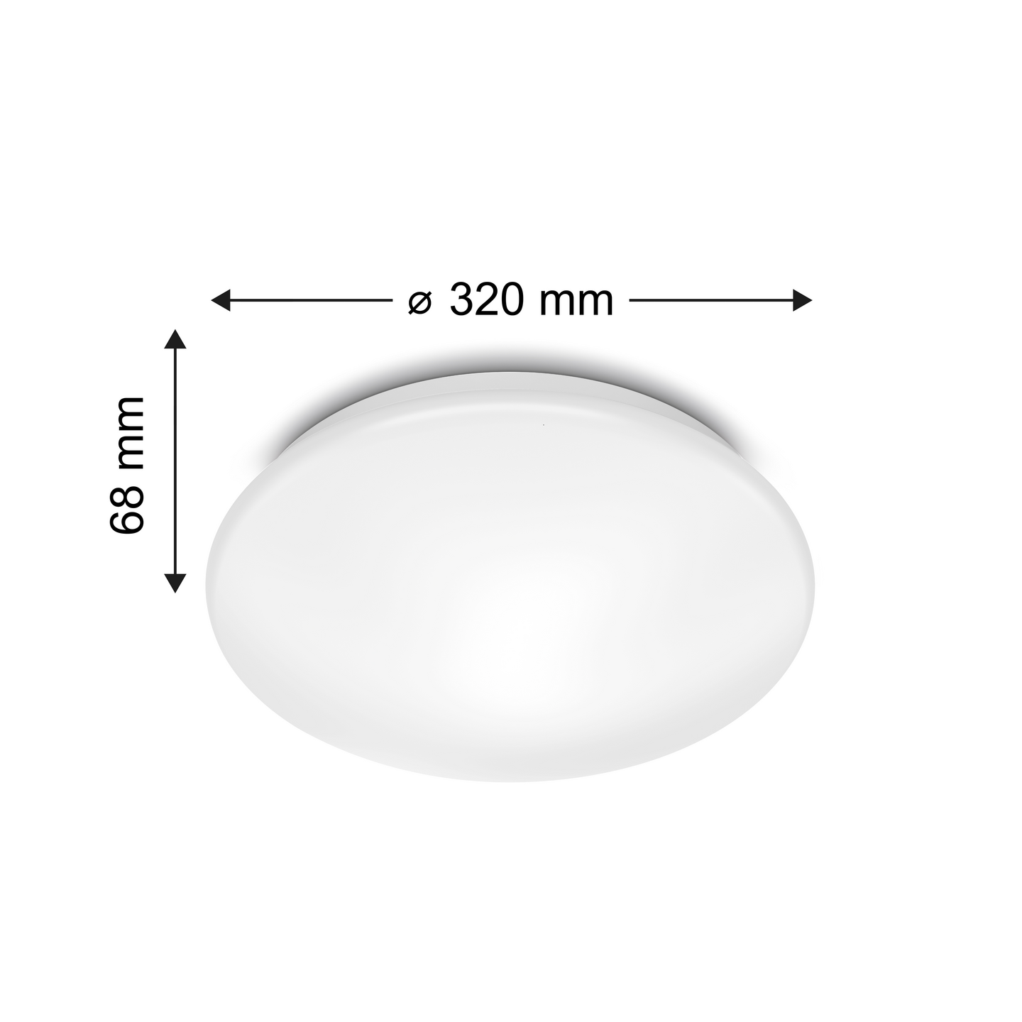 Kattovalaisin Philips Canopus 17W 27K IP44 valkoinen