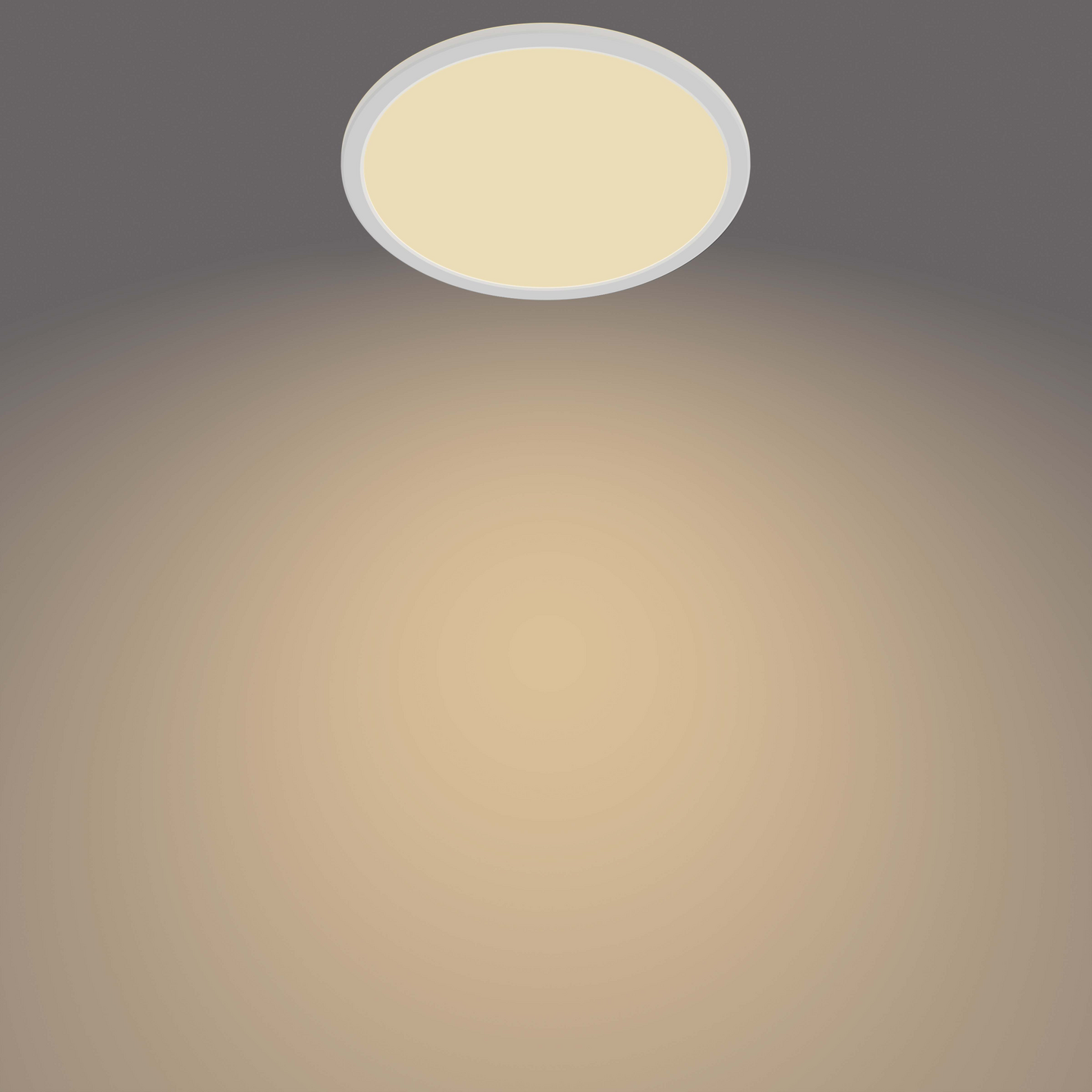 Kattovalaisin Philips Superslim 15W 27K IP44 valkoinen