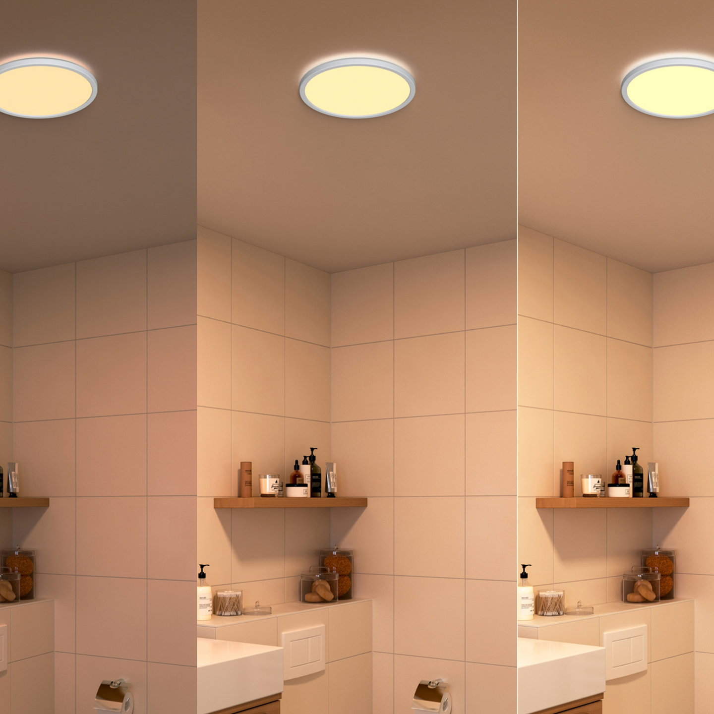 Kattovalaisin Philips Superslim 18W 27K IP44 musta