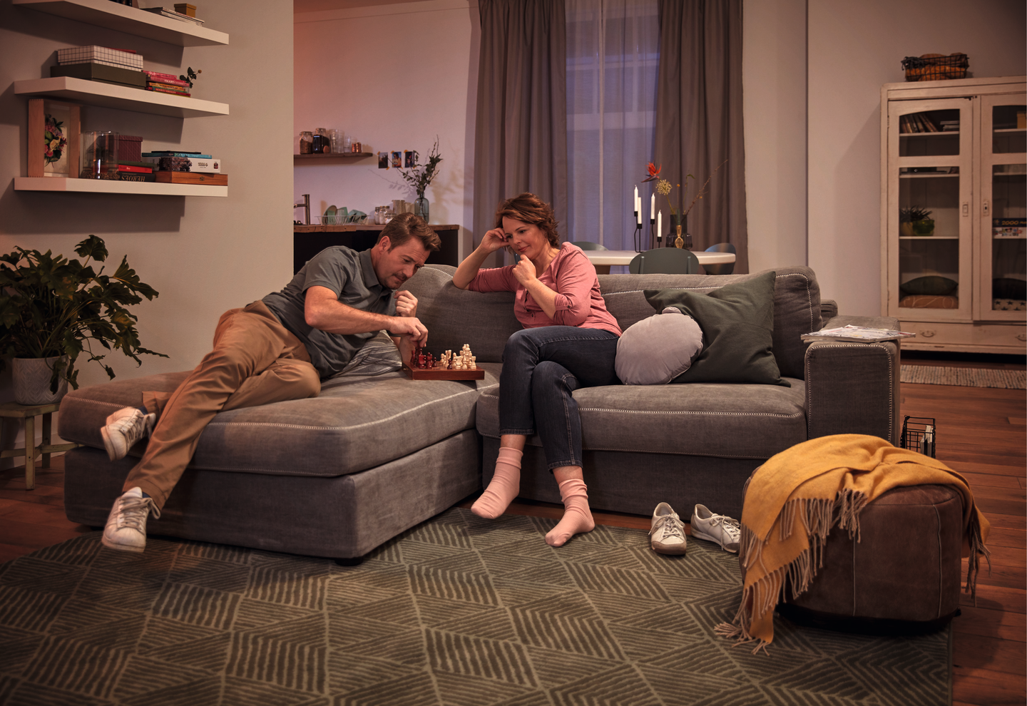 Kohdevalaisin Philips Paisley valkoinen 2x