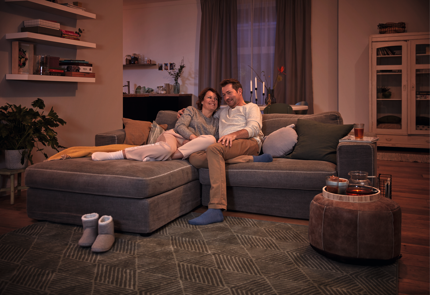 Kohdevalaisin Philips Paisley valkoinen 2x