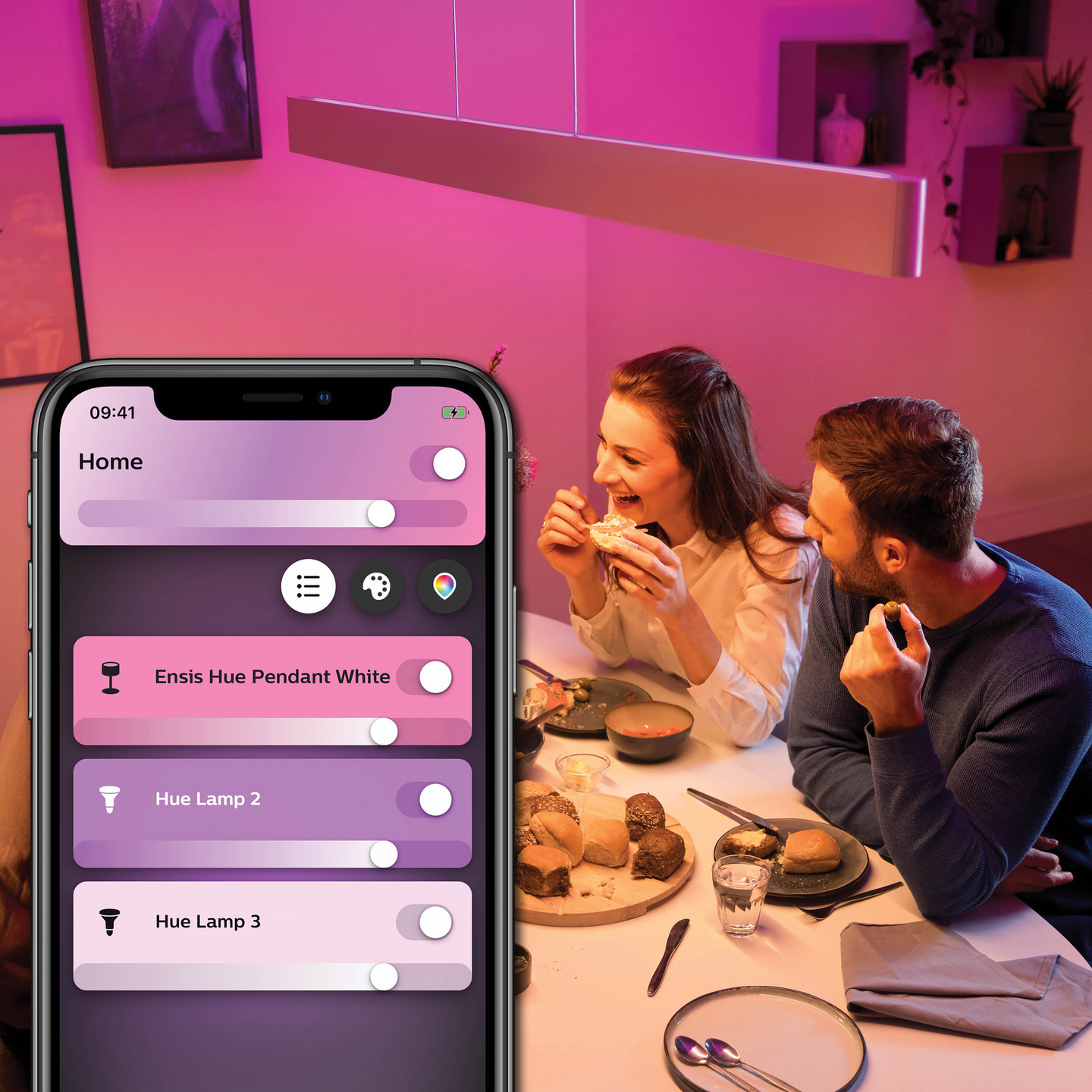 Riippuvalaisin Philips Hue Ensis valkoinen 2x39W 24V