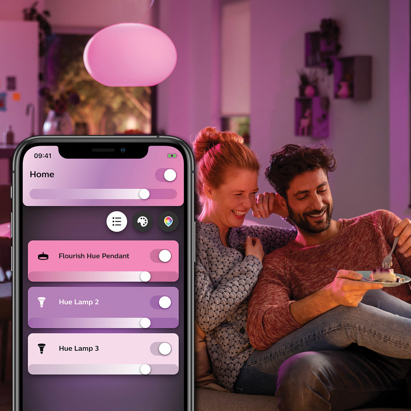 Riippuvalaisin Philips Hue Flourish valkoinen 31W 24V