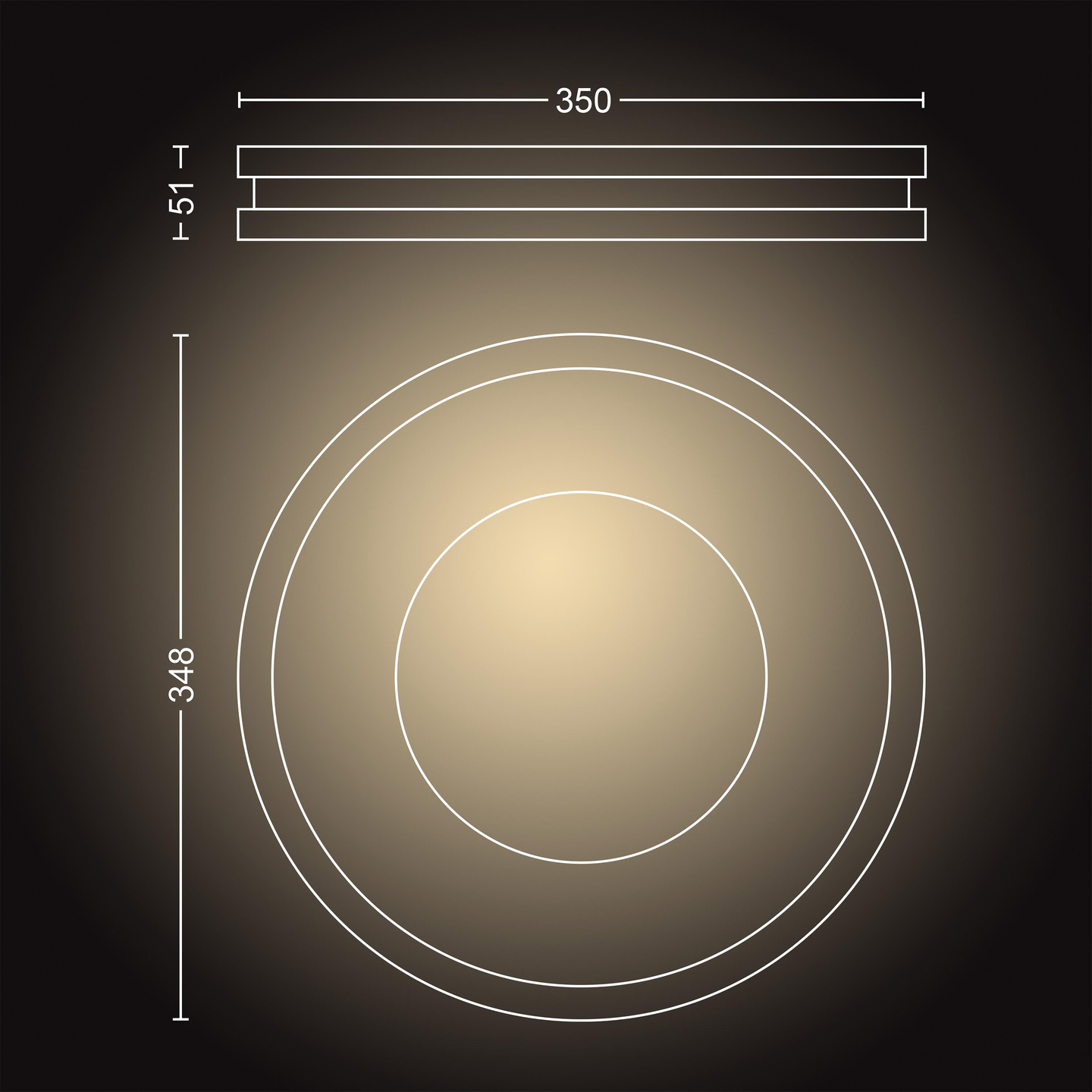 Kattovalaisin Philips Hue Being musta