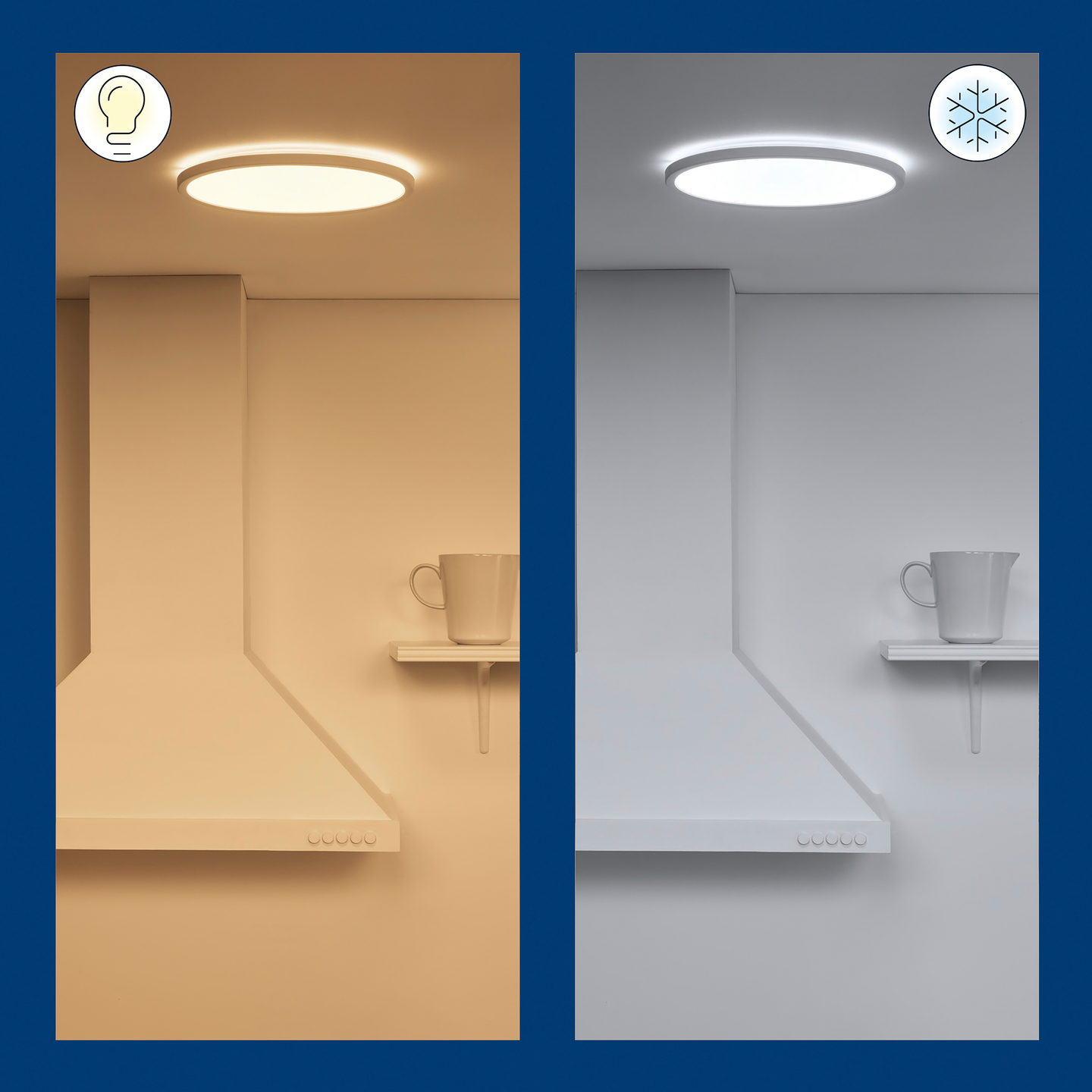 Kattovalaisin WiZ Superslim valkoinen 22W