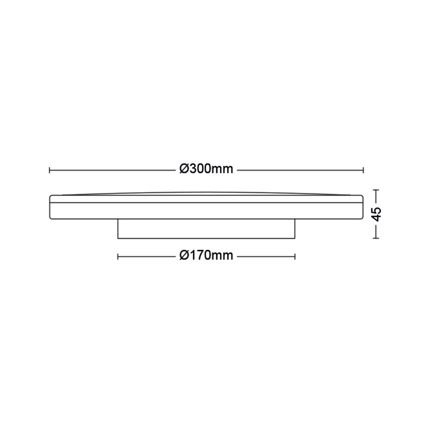 Kattovalaisin Philips Ozziet musta 18W 2700K