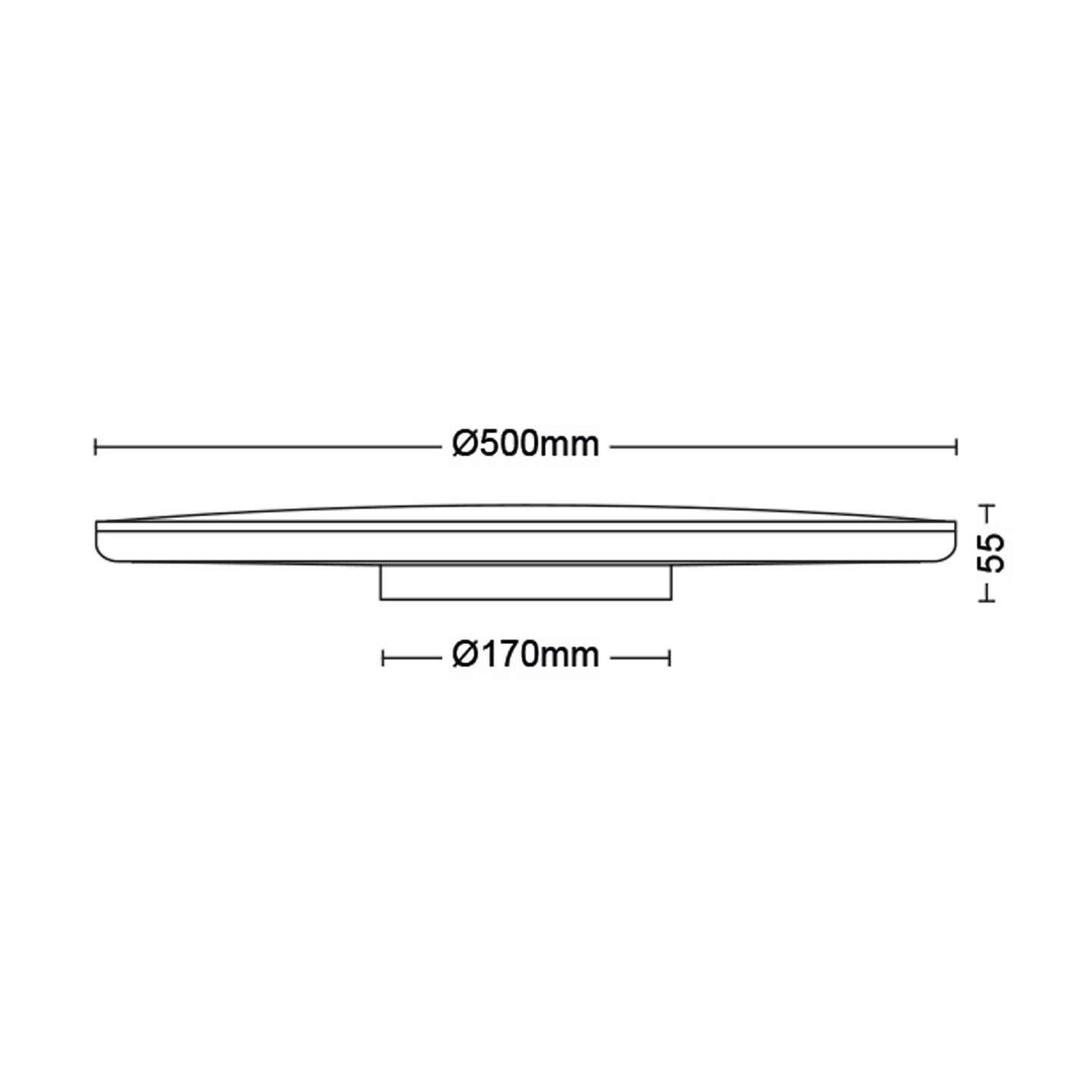 Kattovalaisin Philips Ozziet valkoinen 36W 2700K