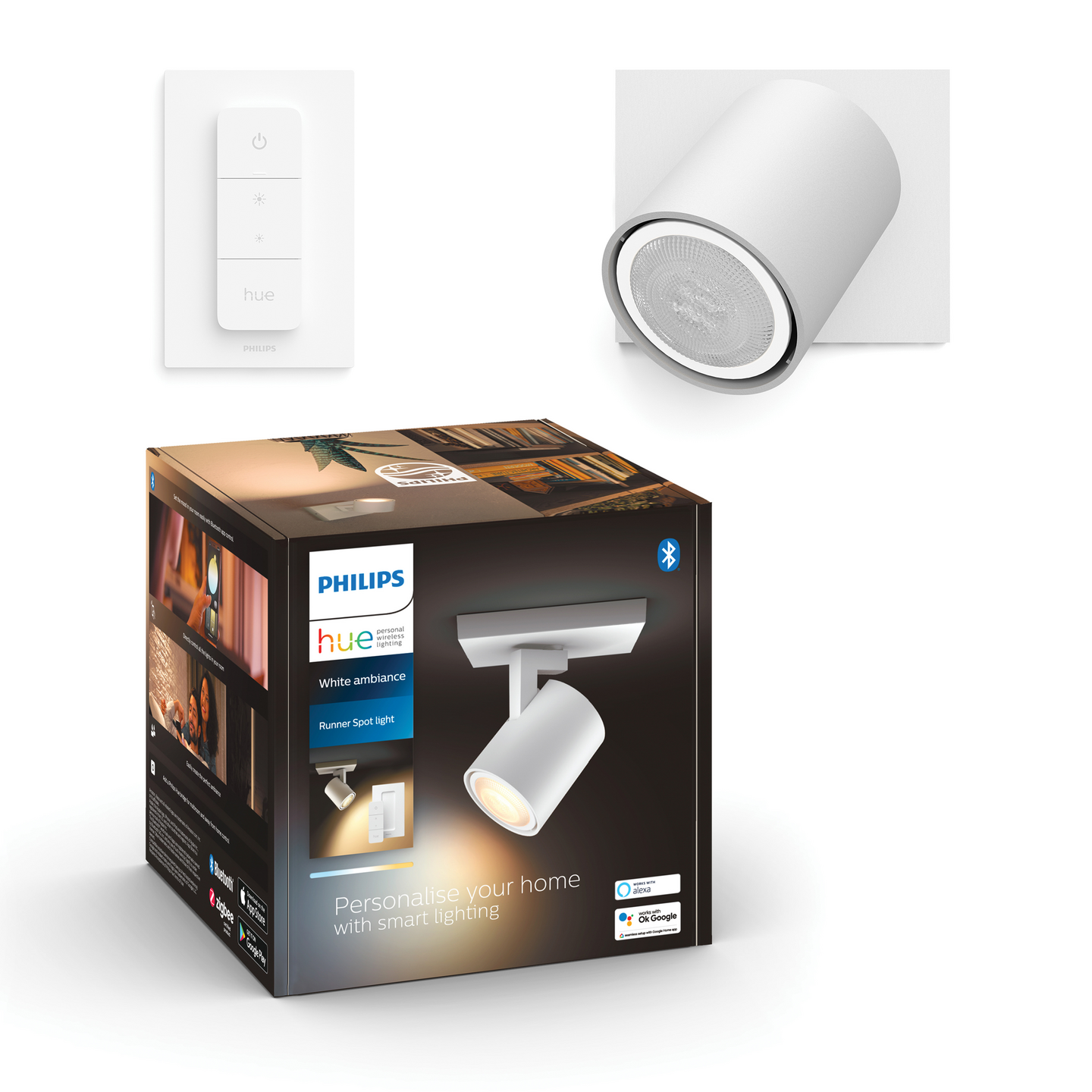Kohdevalaisin Philips Hue Runner 1x4.2 W 400l 2200-6500 Valkoinen
