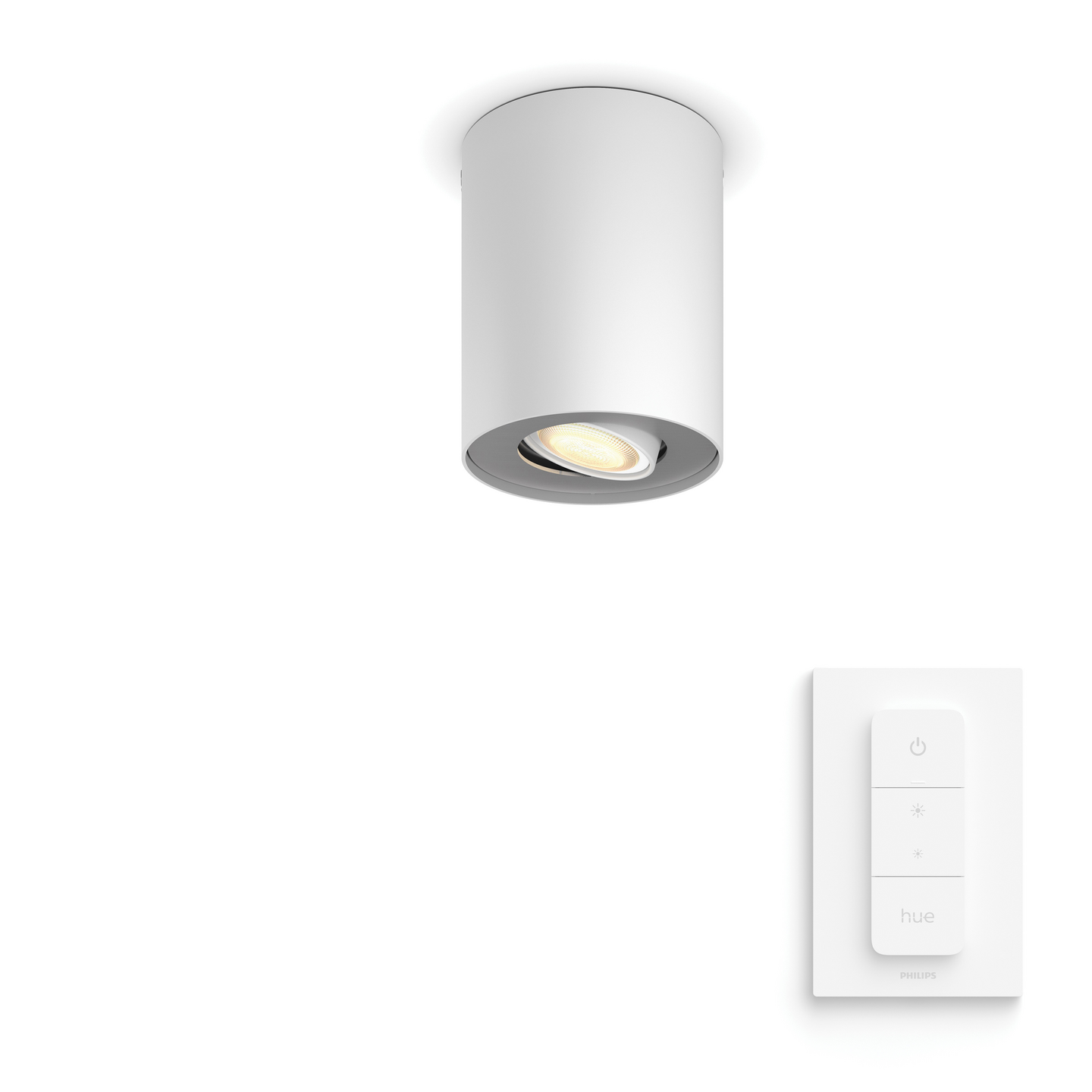 Kohdevalaisin Philips Hue Pillar Valkoinen 1x4.2W 350 LM - 400 LM 2200-6500K