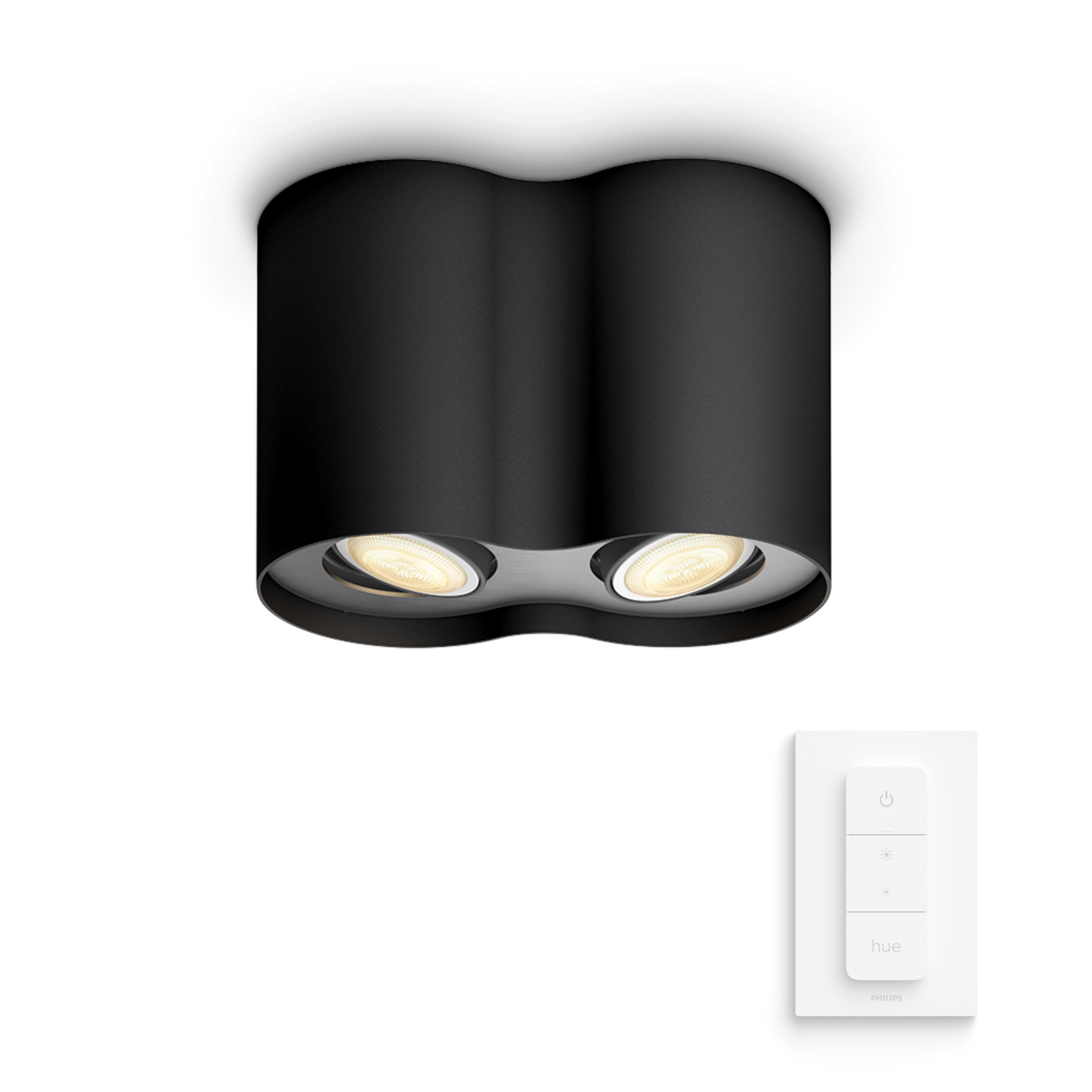 Kohdevalaisin Philips Hue Pillar Musta 2x4.2W 700 LM - 800 LM 2200-6500K