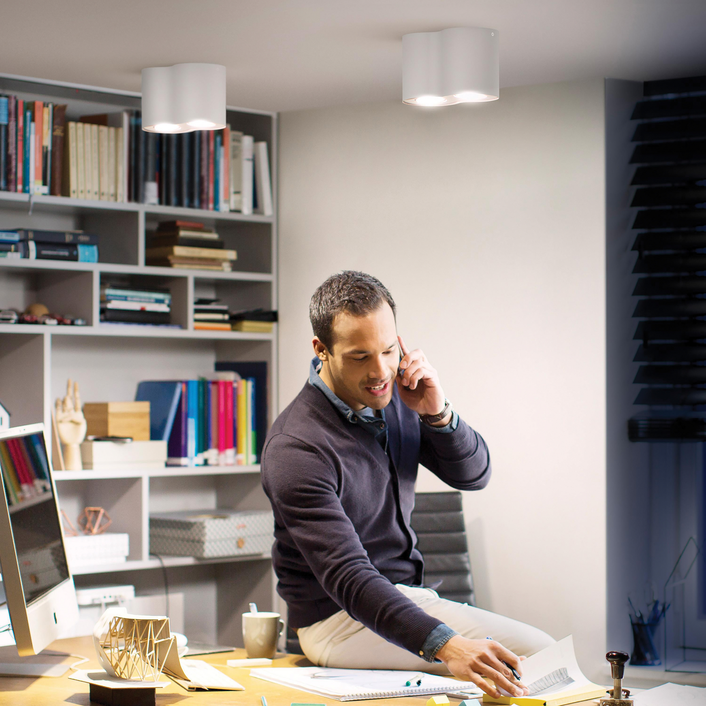 Kohdevalaisin Philips Hue Pillar Valkoinen 2x4.2W 700 LM - 800 LM 2200-6500K