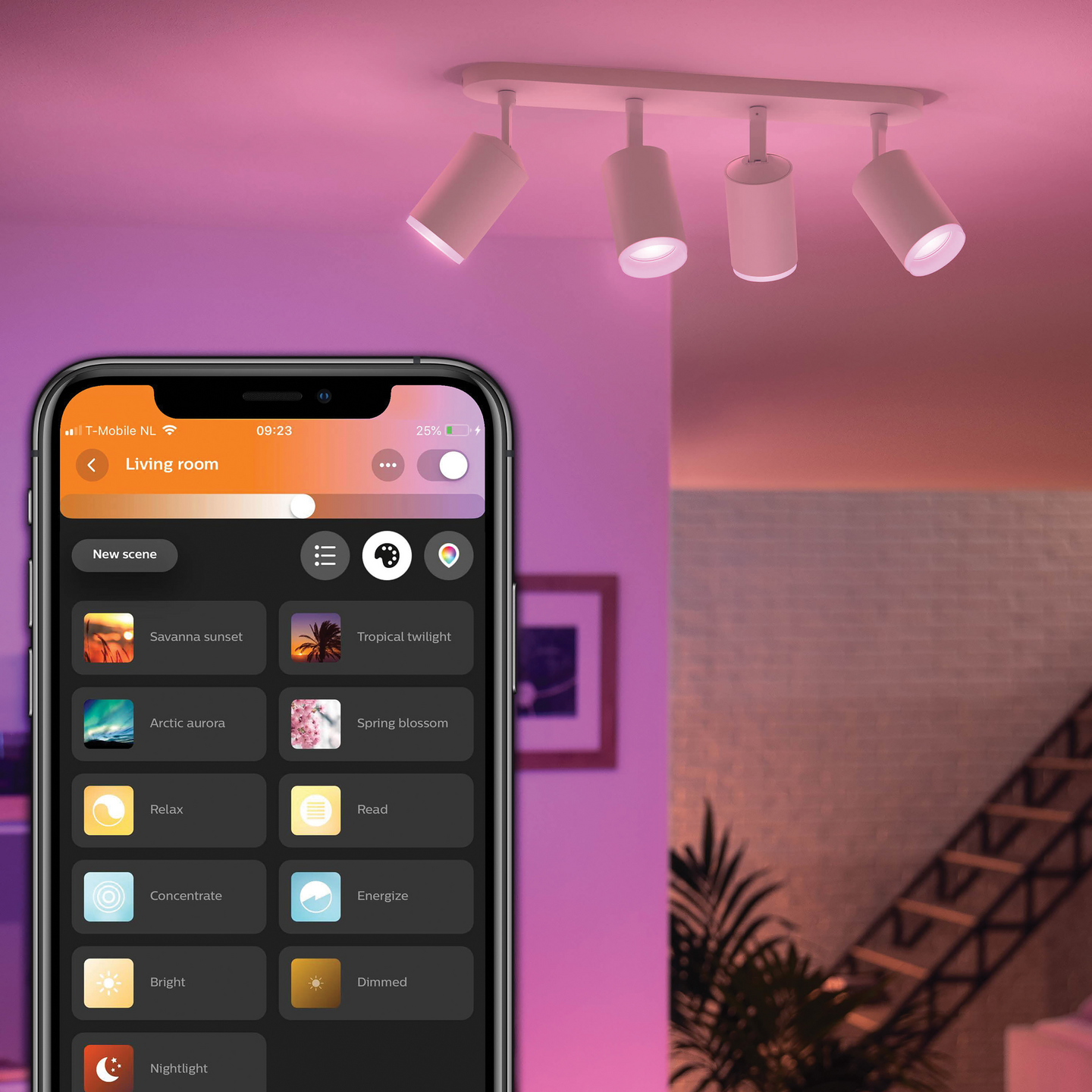 Kohdevalaisin Philips Hue Fugato Valkoinen 4x4.2W 1400 LM - 1600 LM 2000-6500K
