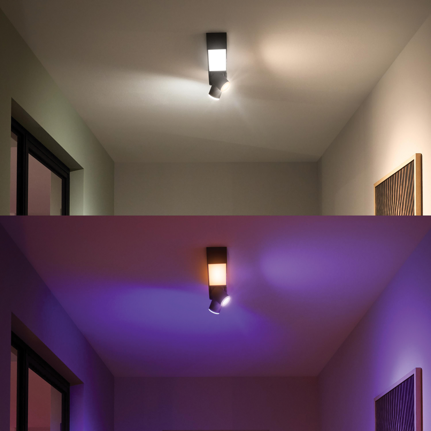 Kohdevalaisin Philips Hue Centris Musta 2x4.2W 1410 LM - 1630 LM 2000-6500K