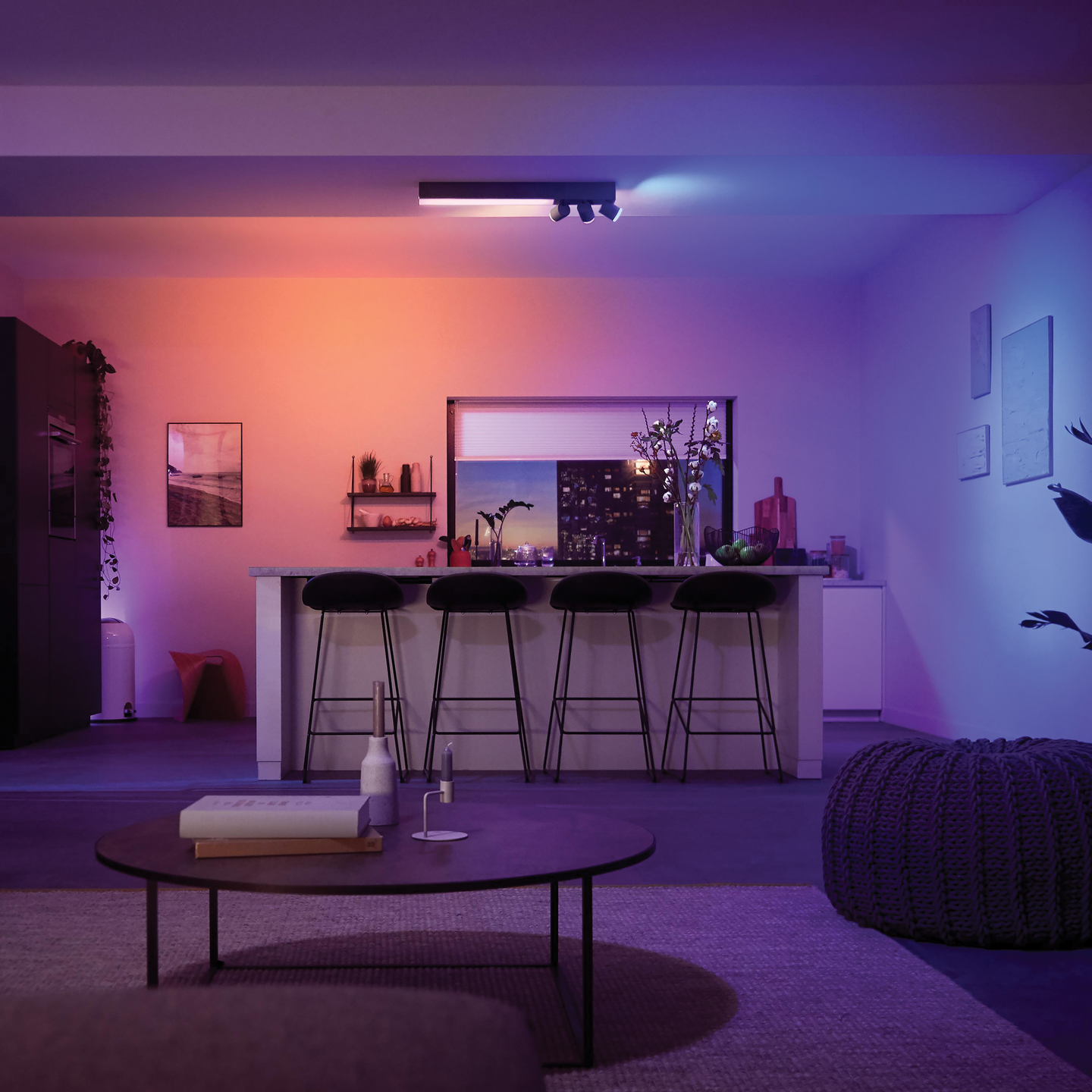 Kohdevalaisin Philips Hue Centris Musta 3x4.2W 3010 LM - 3700 LM 2000-6500K
