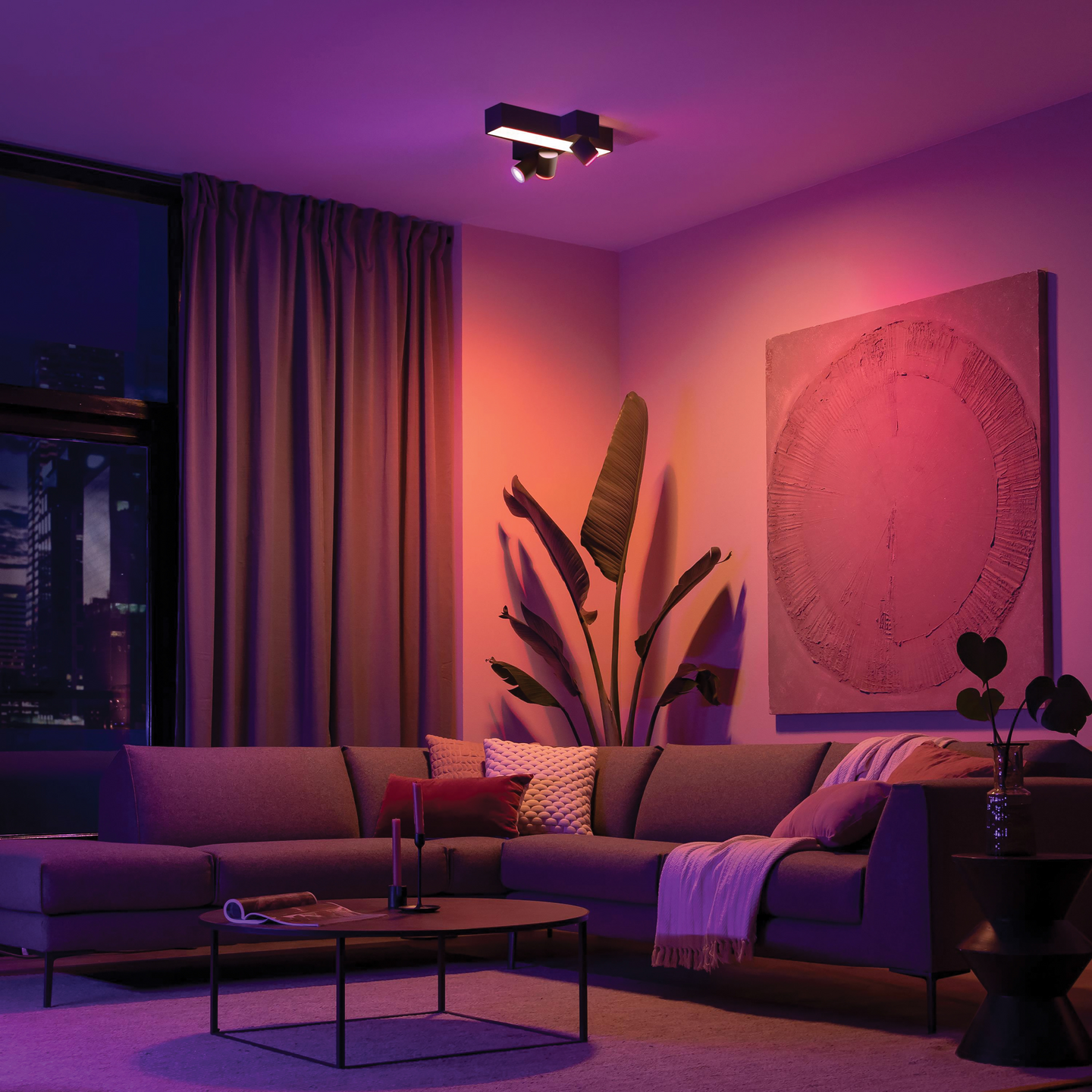 Kohdevalaisin Philips Hue Centris Musta 3x4.2W 2530 LM - 2960 LM 2000-6500K