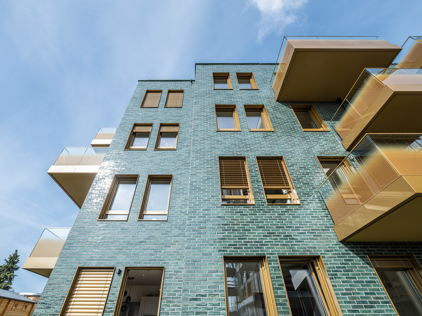 Seinä-/lattialaatta Lume 6x24 vihreä Lux 0,52m²