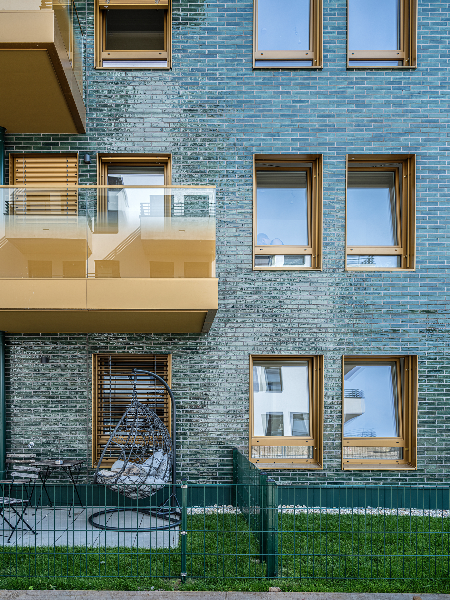 Seinä-/lattialaatta Lume 6x24 vihreä Lux 0,52m²