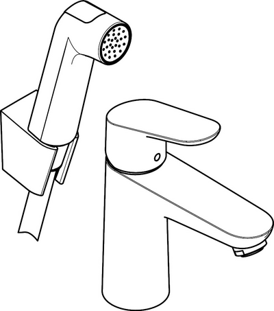 Pesuallashana Hansgrohe 31927000 Focus 100 bide kromi