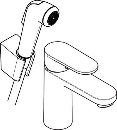 Pesuallashana Hansgrohe 71215000 Vernis Blend bide kromi