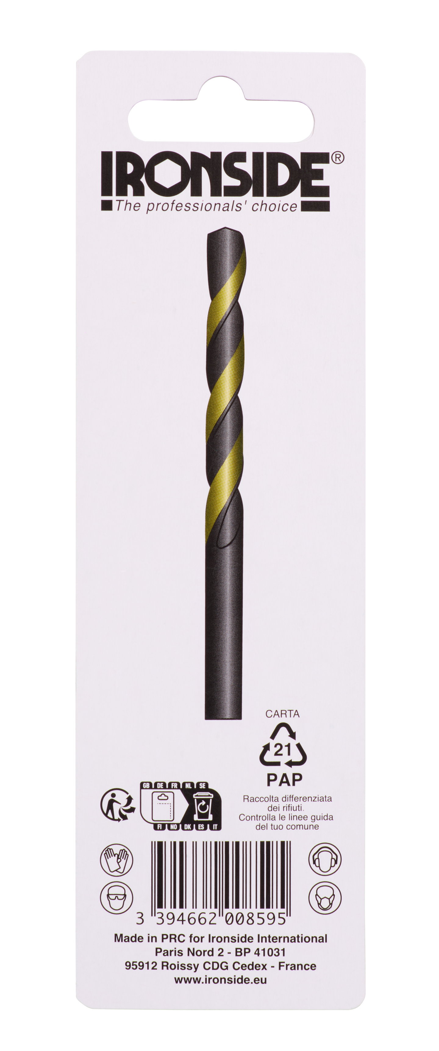 Metalliporanterä Ironside HSS-Co 5% 1x34mm (12mm)