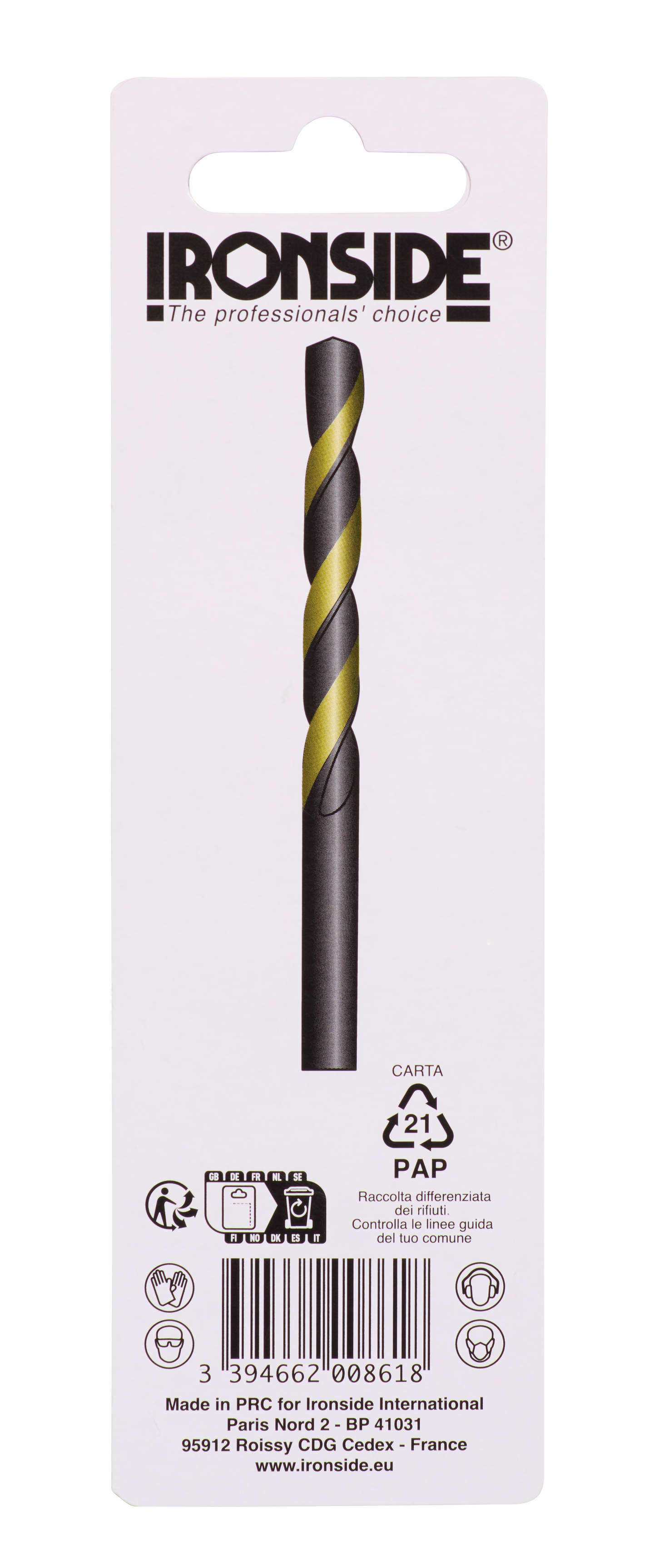 Metalliporanterä Ironside HSS-Co 5% 2x49mm (24mm)