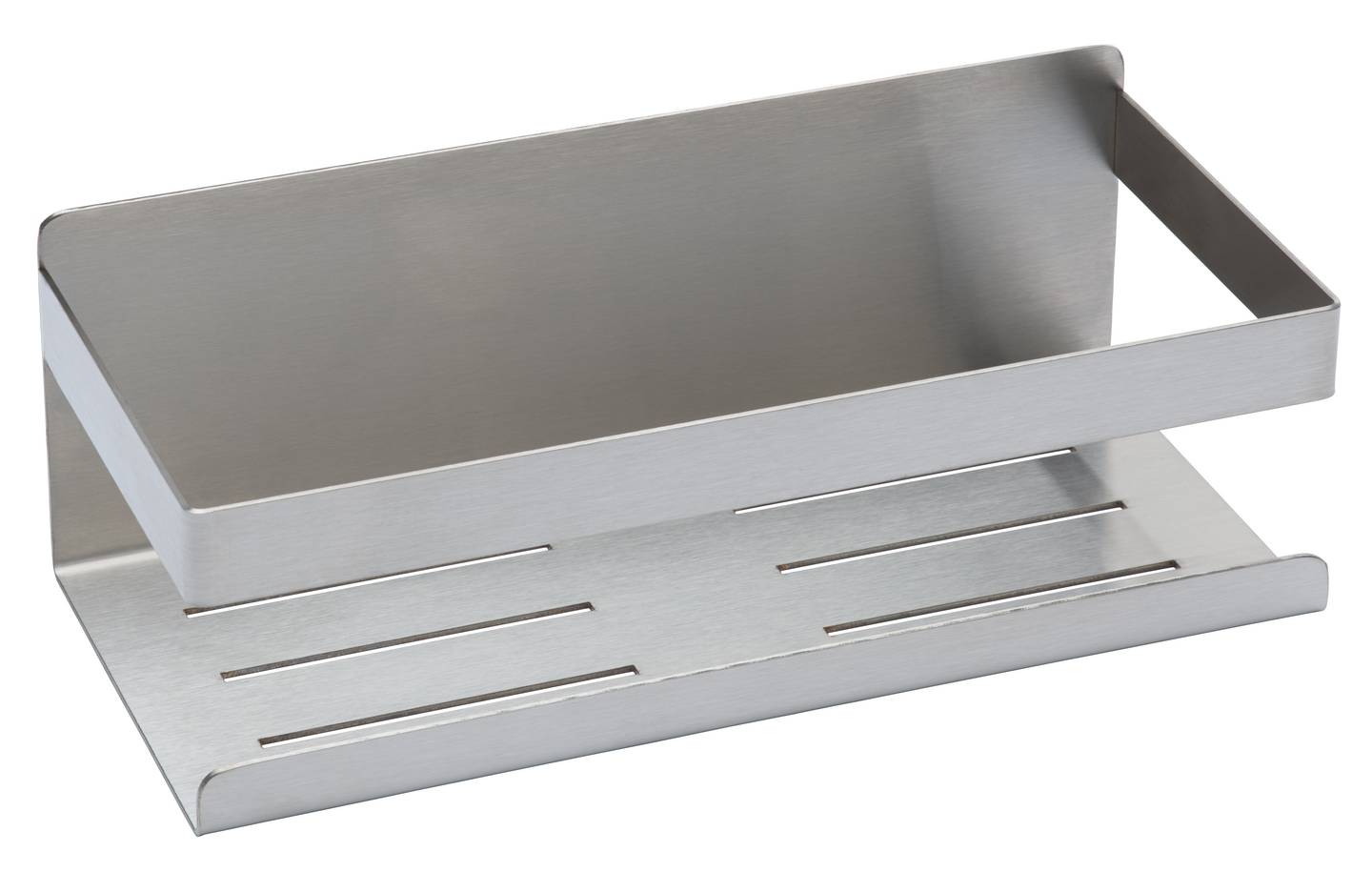 Suihkuhylly Cello Geo 23cm ruostumaton teräs harjattu