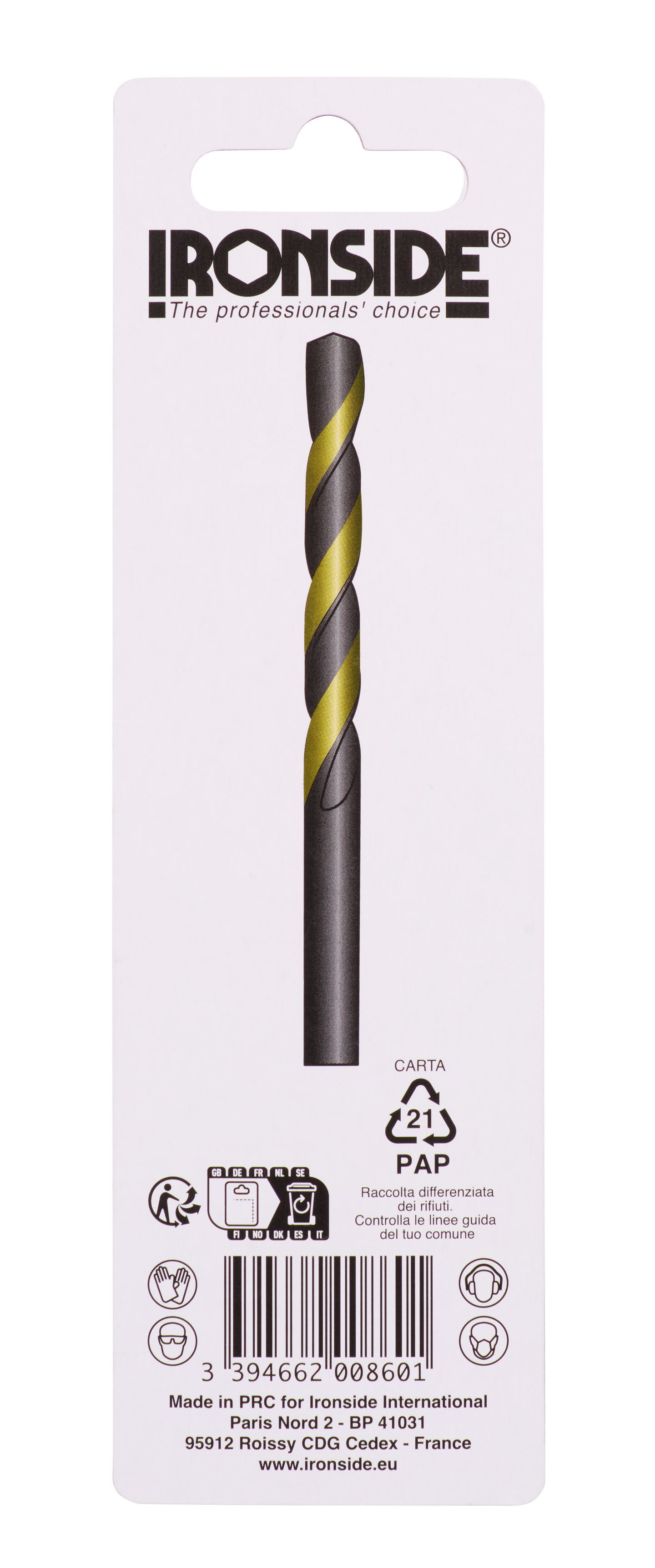 Metalliporanterä Ironside HSS-Co 5% 1,5x40mm (18mm)