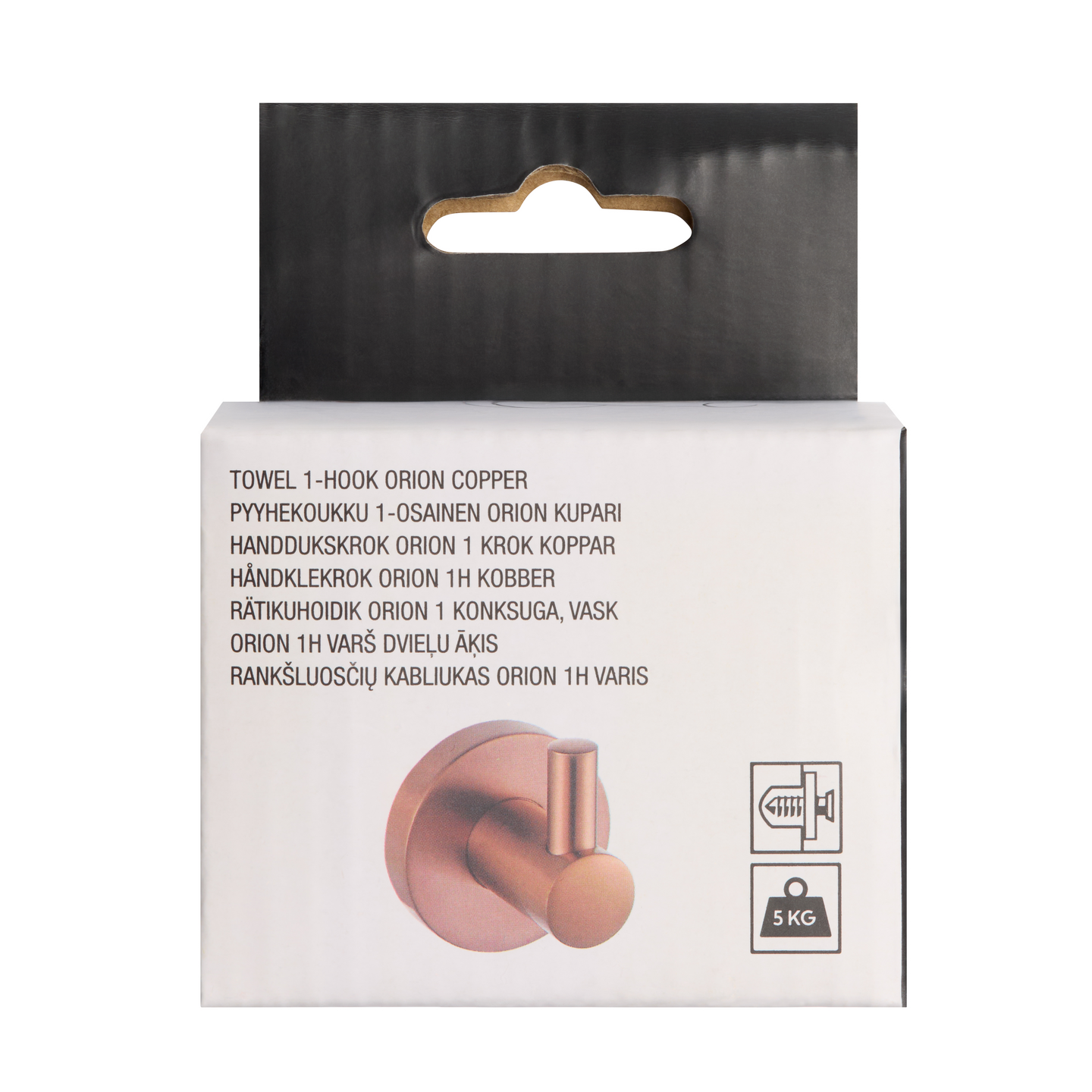 Pyyhekoukku Cello Orion 1-osainen kupari