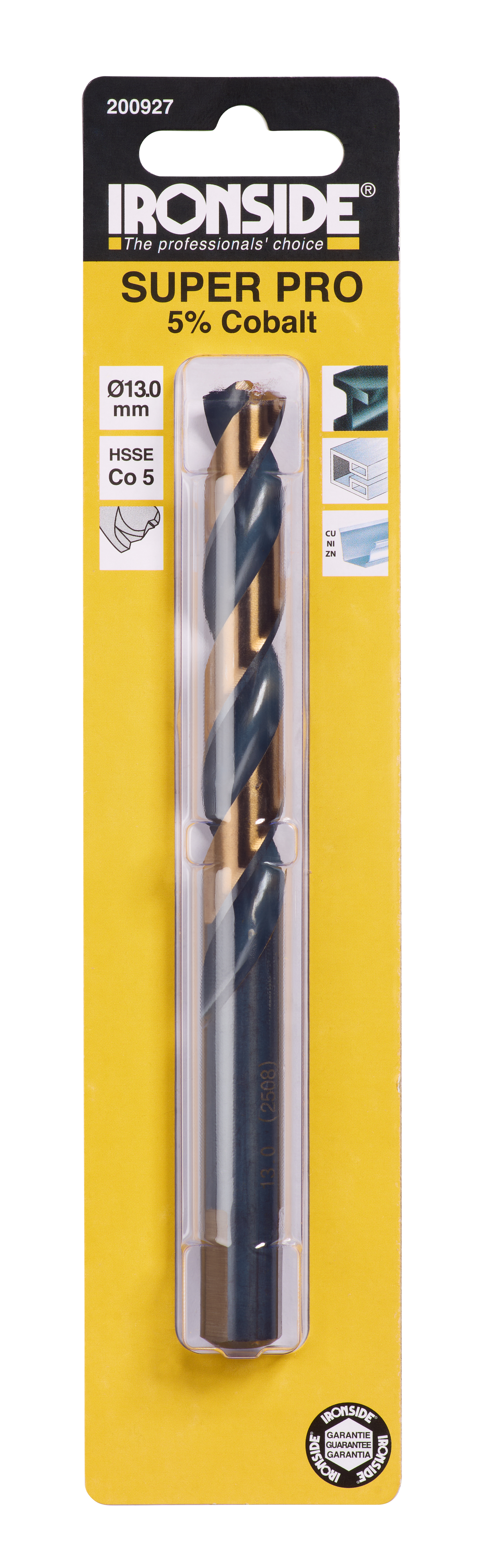 Metalliporanterä Ironside HSS-Co 5% 13x151mm (101mm)