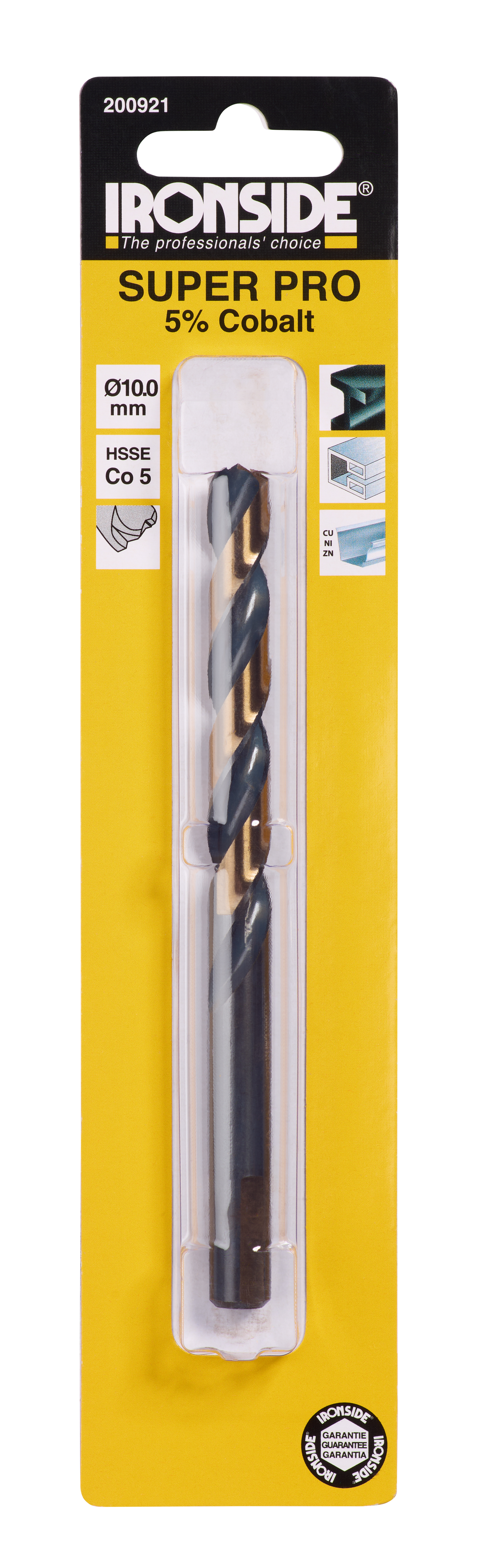 Metalliporanterä Ironside HSS-Co 5% 10x133mm (87mm)