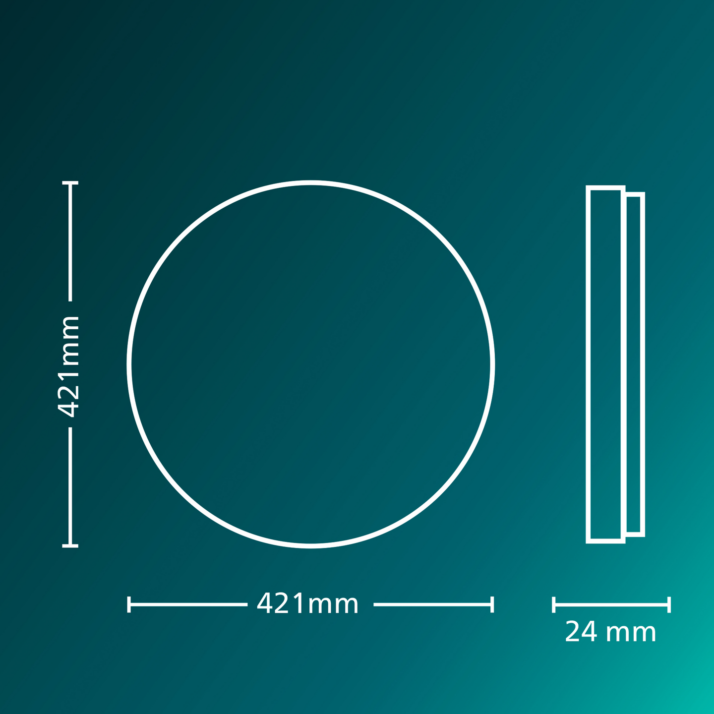 Kattovalaisin Philips Valen 22W 22-27-40-65K 2900lm
