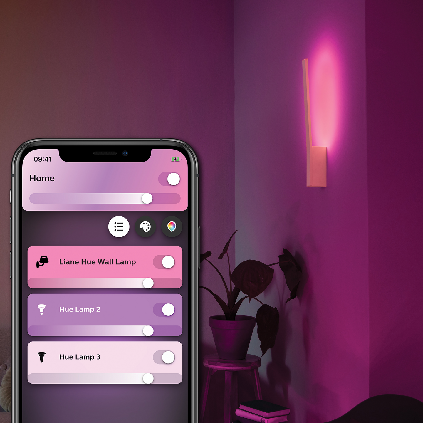 Seinävalaisin Philips Hue Liane valkoinen 12W 24V
