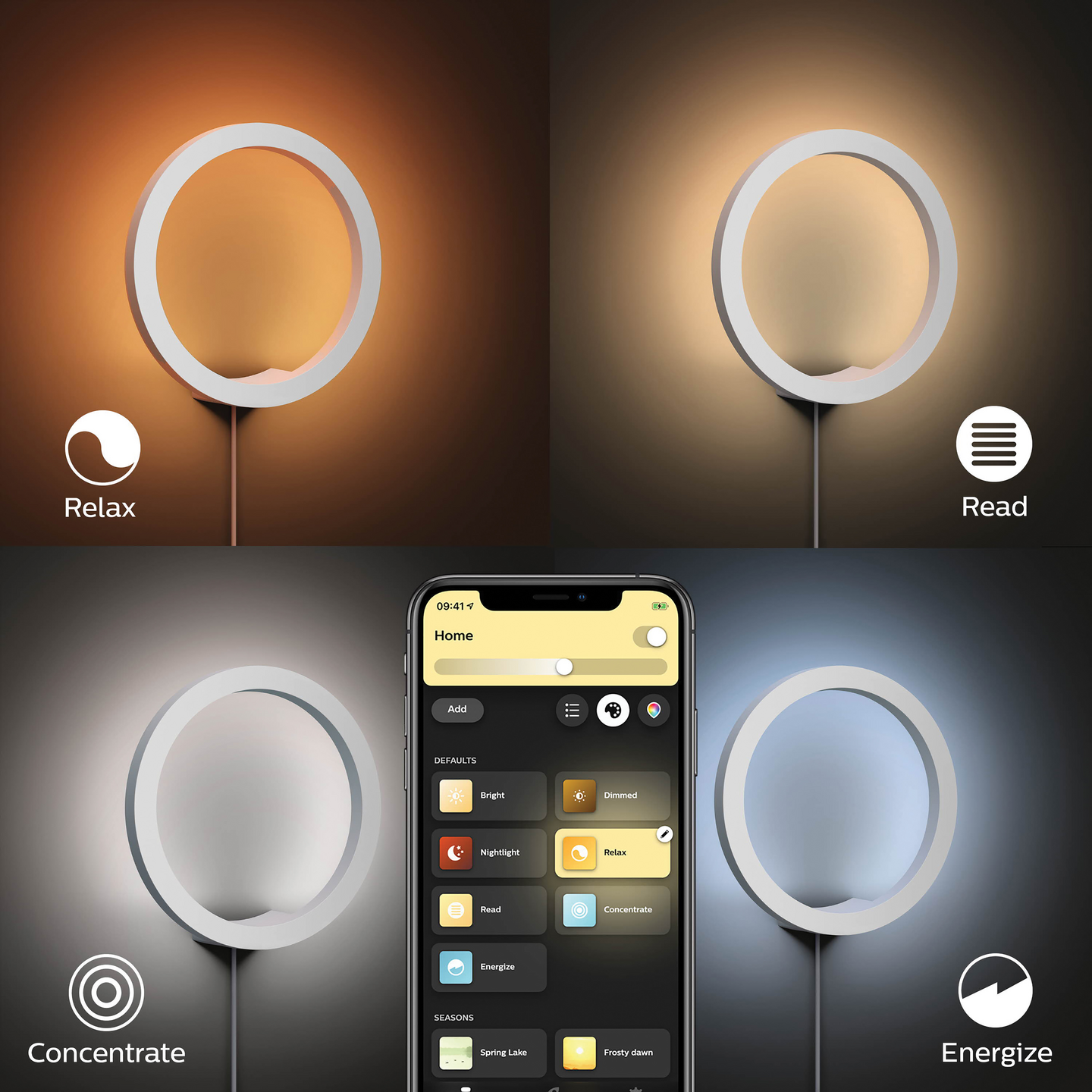 Seinävalaisin Philips Hue Sana valkoinen 20W 24V