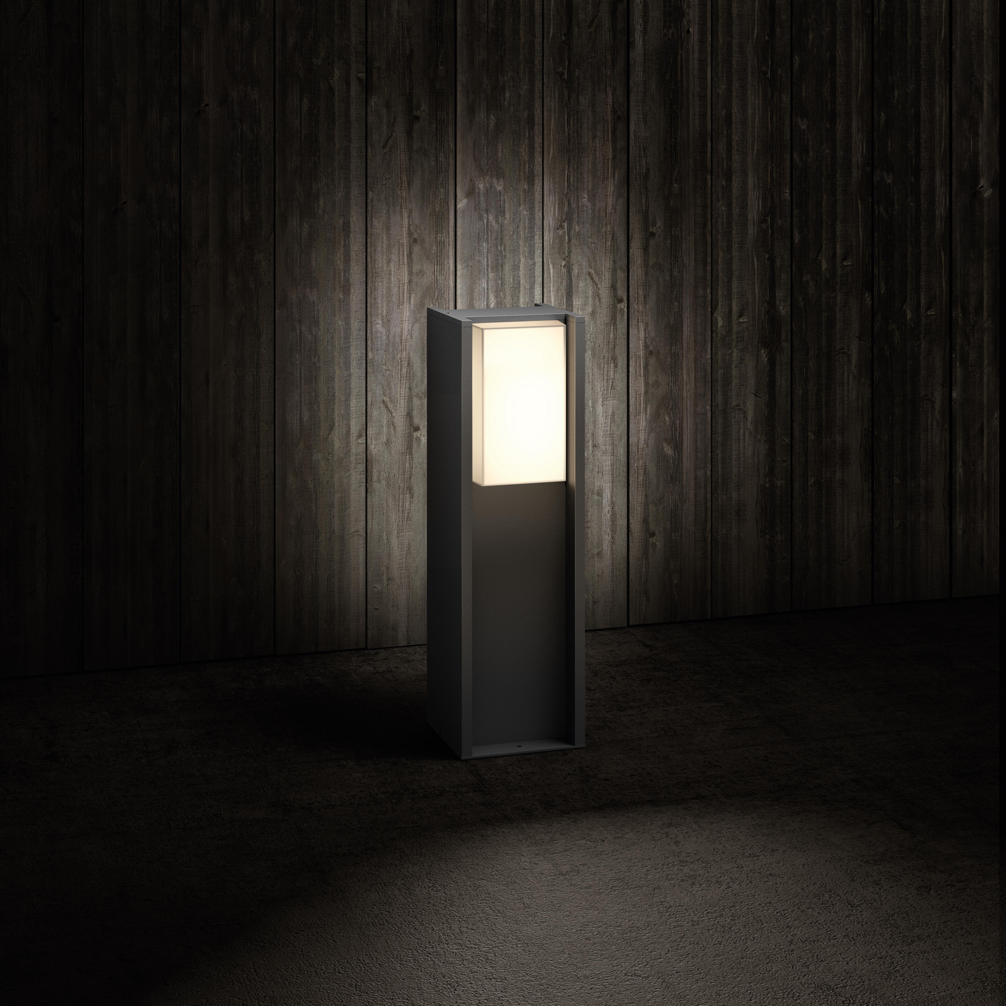 Ulkopylväsvalaisin Philips Hue Turaco pieni 9W musta