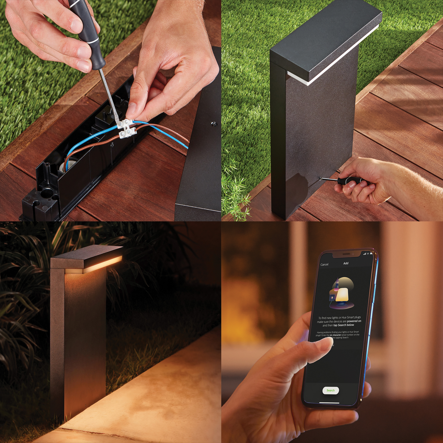 Ulkopylväsvalaisin Philips Hue Nyro 1000lm musta