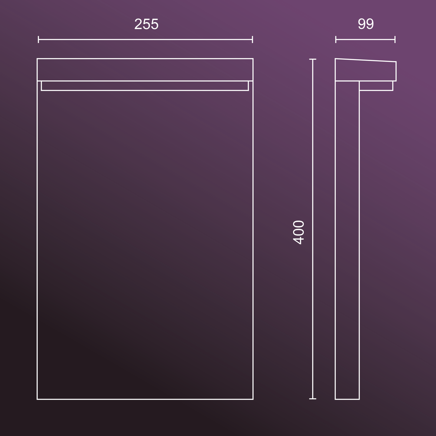 Ulkoseinävalaisin Philips Hue Nyro 1000lm musta