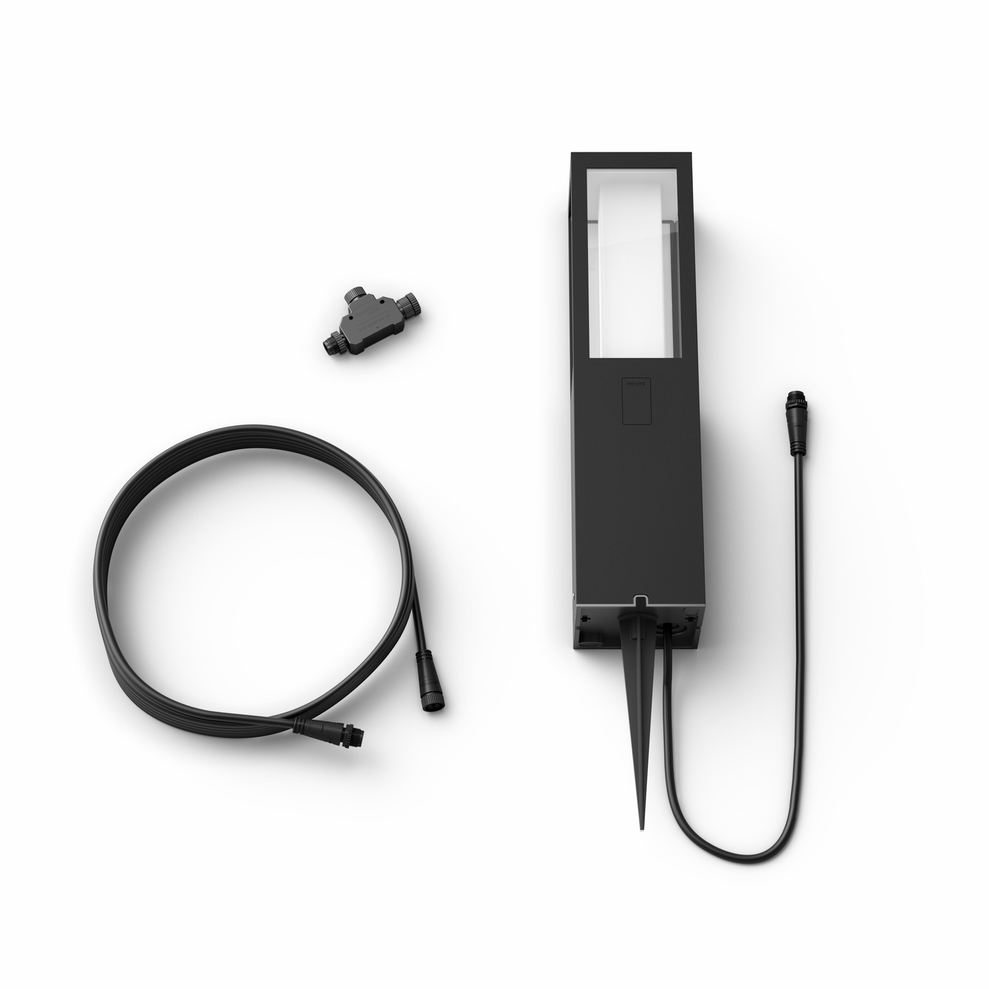 Ulkopylväsvalaisin Philips Hue Impress pieni musta