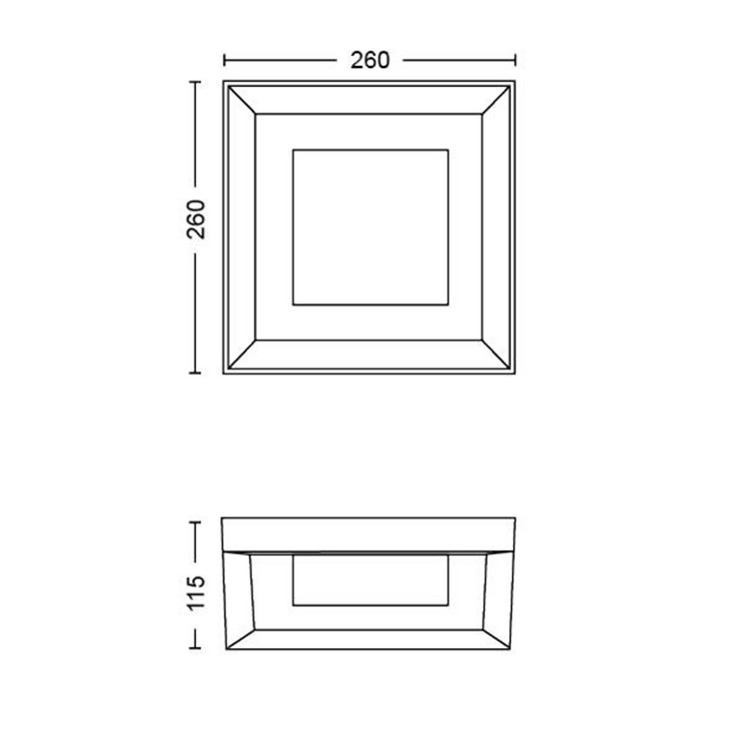 Ulkoseinävalaisin Philips Hue Econic musta