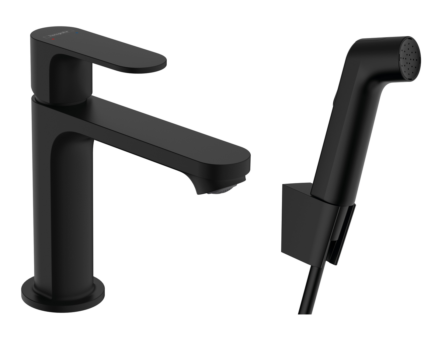 Pesuallashana Hansgrohe 72215670 Rebris S110 bide musta