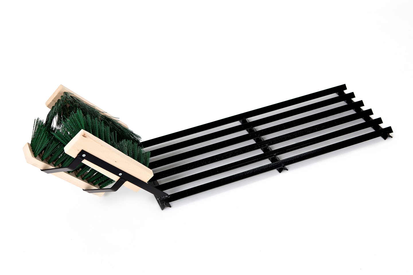 Rappuralli FXA 3-harjaa 75 x 30 cm musta