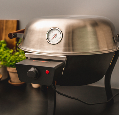 Sähkögrilli 48 SL Muurikka musta teräs