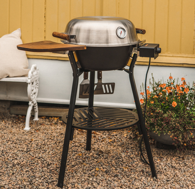 Sähkögrilli 48 LL Muurikka musta teräs