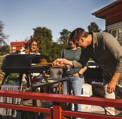 Kaasu pizzauuni 16’’ Muurikka musta teräs