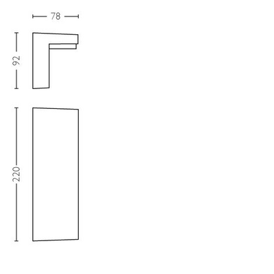 Seinävalaisin Philips Bustan 2x4,5W antrasiitti