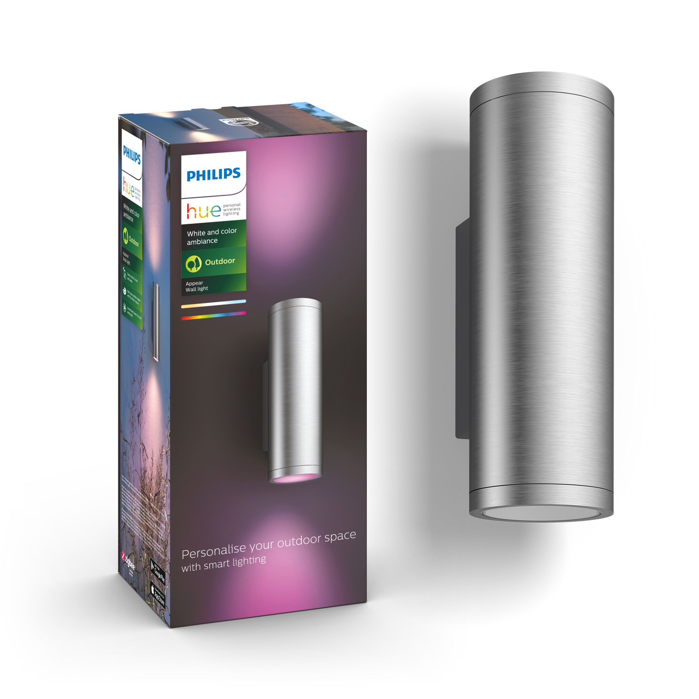 Ulkoseinävalaisin Philips Hue APPEAR WCA 2X8W