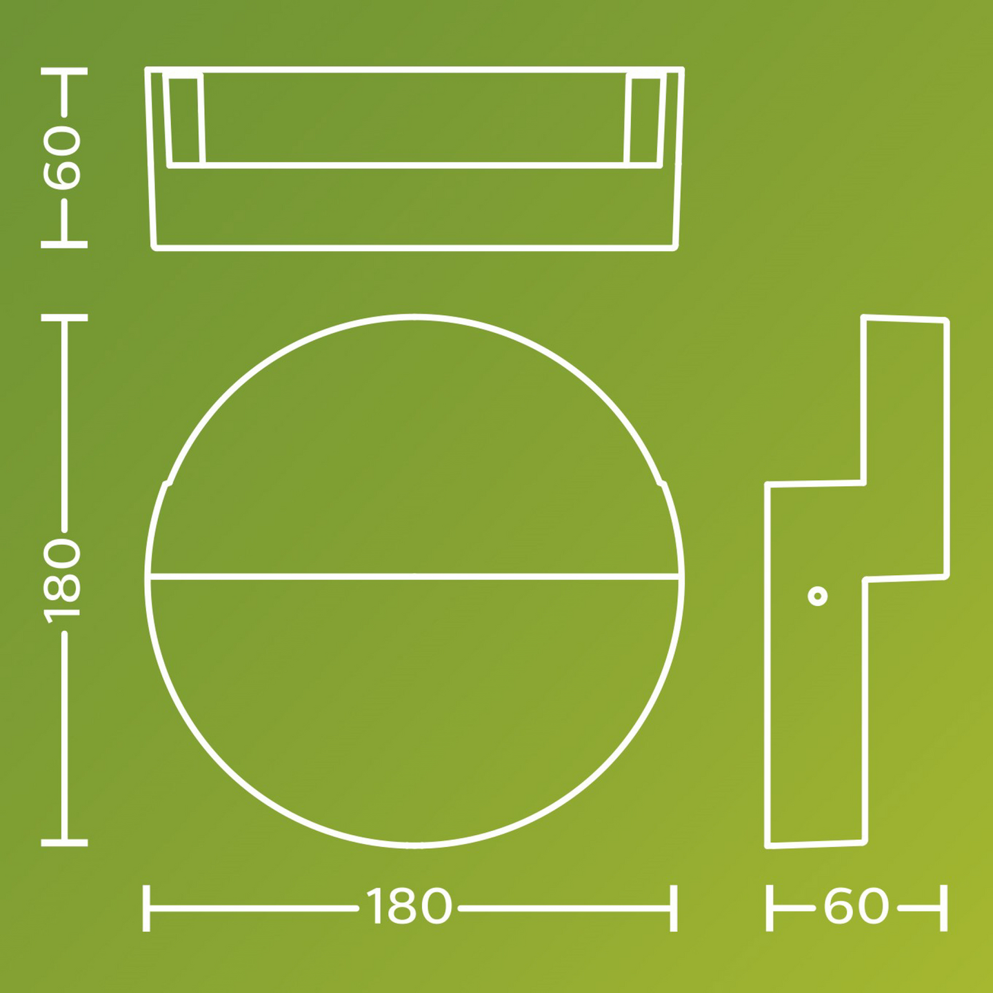 Ulkoseinävalaisin Philips Valor UE 2x4,3W 180x60x180mm 2700K 800lm antrasiitti