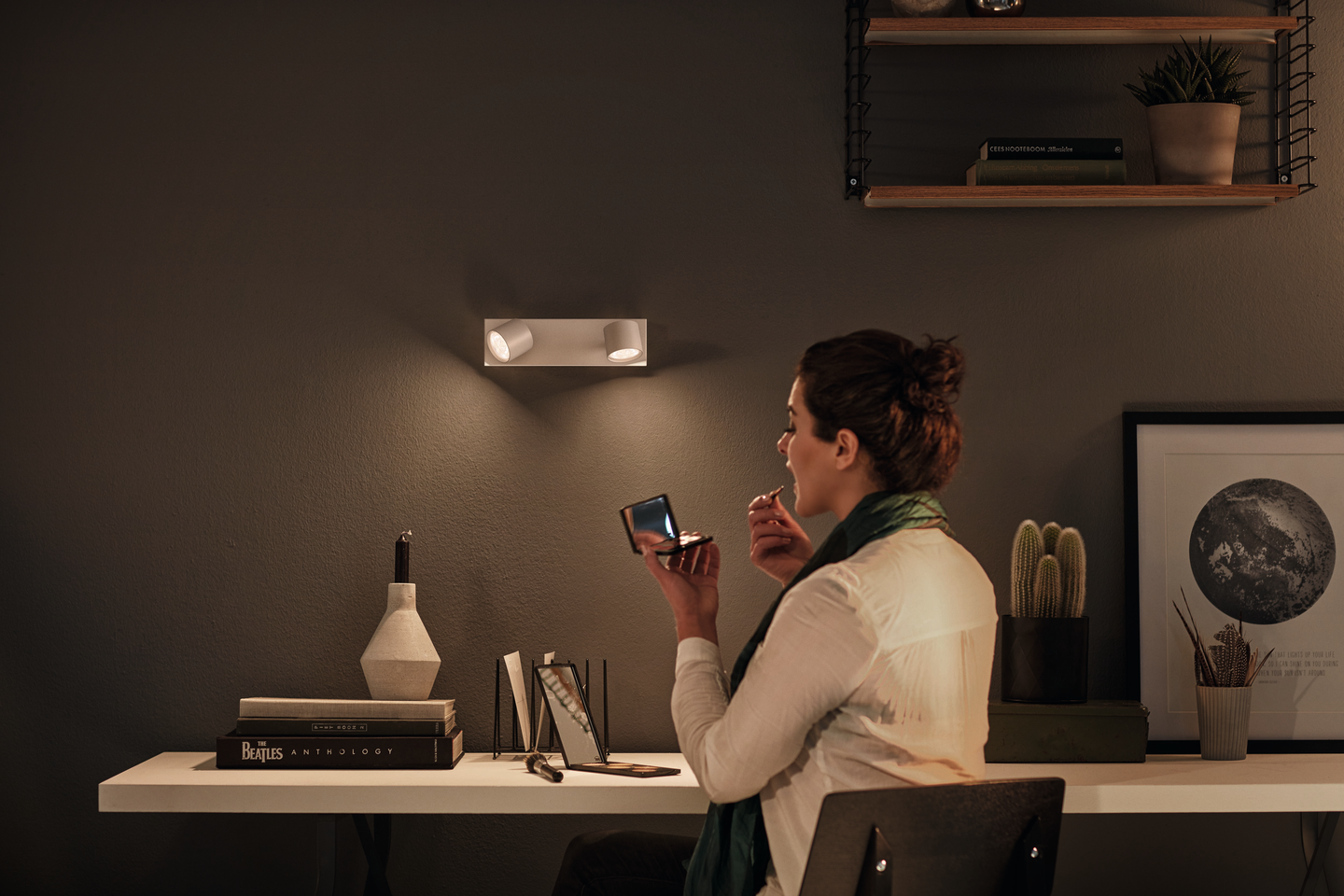 Spottivalaisin Philips Warmglow Star 2-osainen 1000lm valkoinen