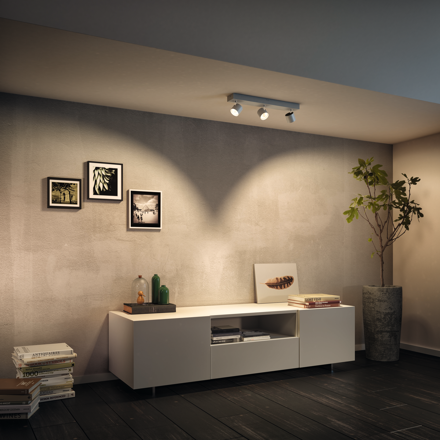 Spottivalaisin Philips Warmglow Star 3-osainen 1500lm valkoinen